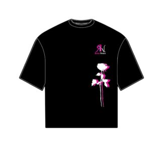 T-shirt Noir Elégance