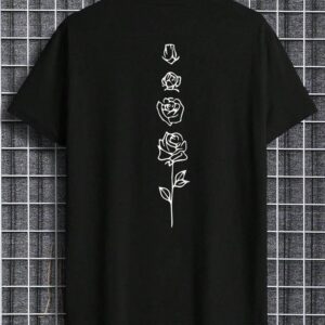 Tshirt Noir ligne dorsale